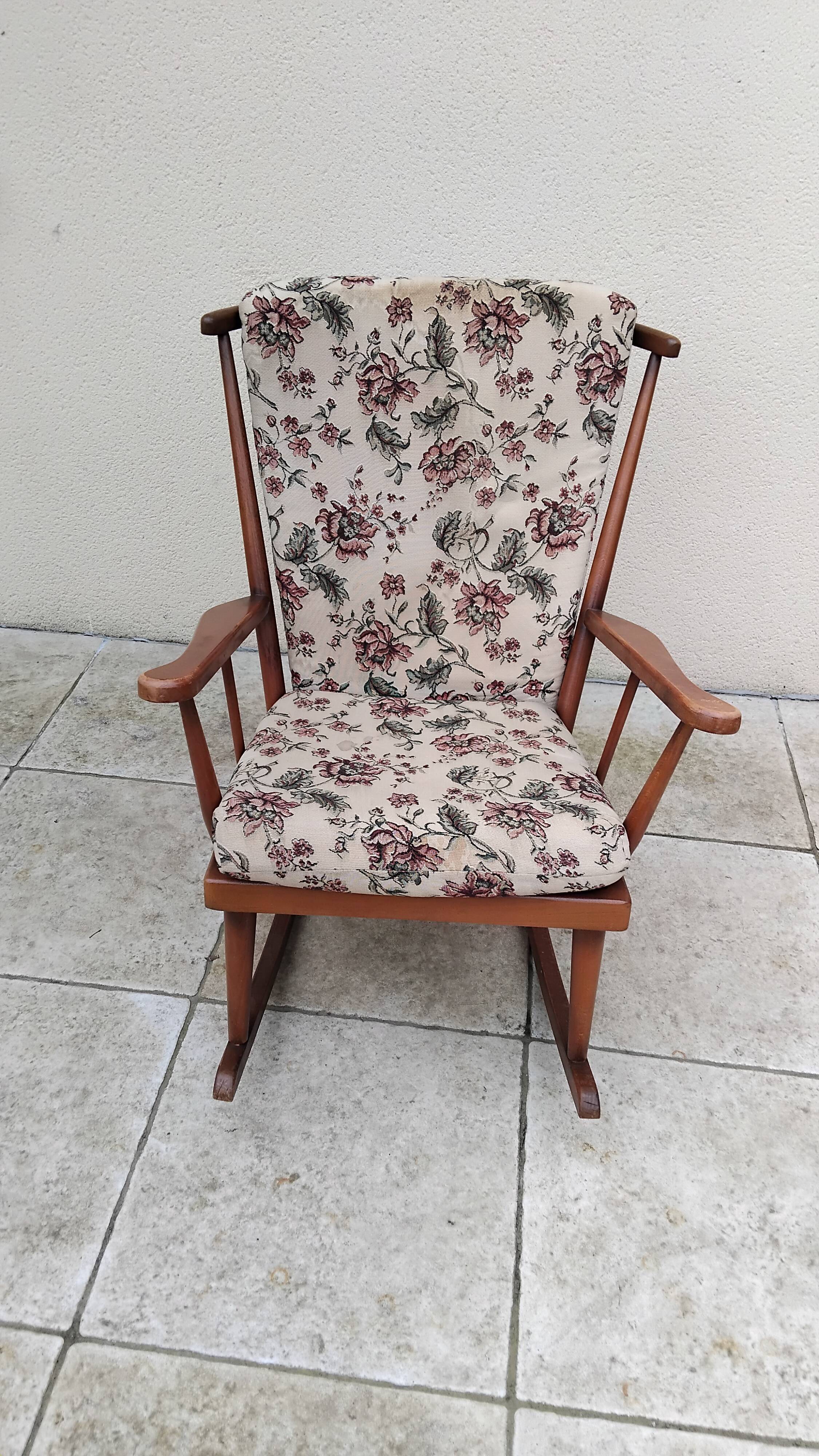 Baumann vintage rocking chair fan