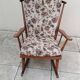 Rocking chair éventail baumann vintage