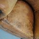 Vintage Dutch Cognac Leather Club Chairs, Set of 2
