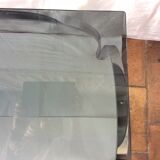 Vintage glass coffee table