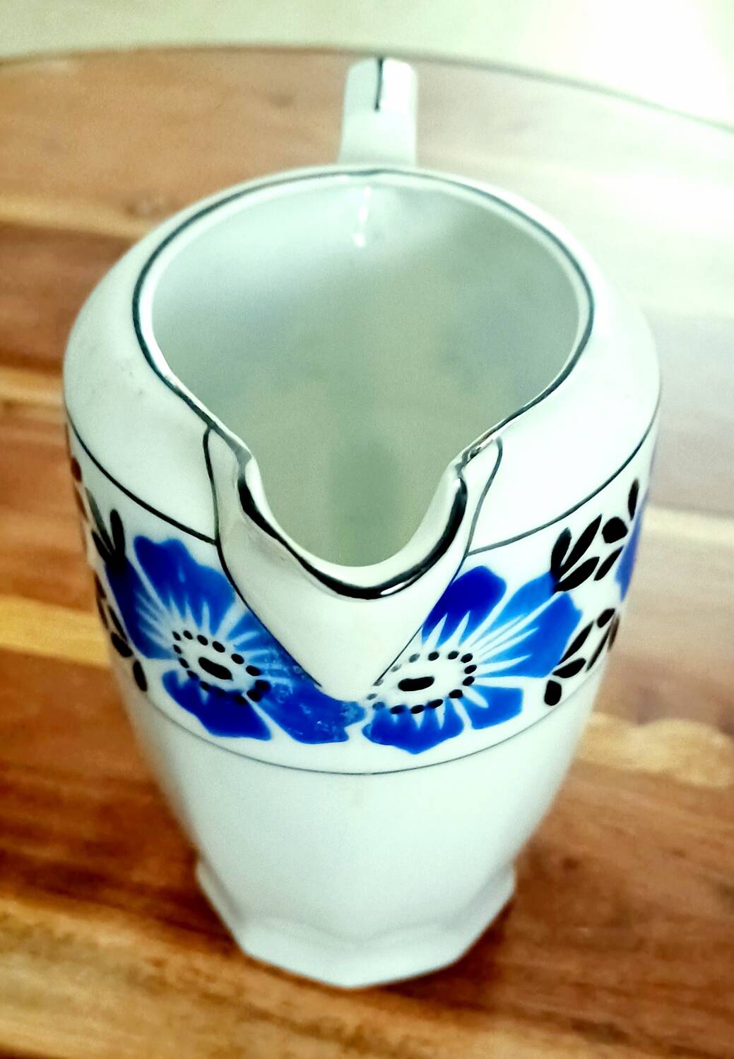 Sugar bowl and milk jug in the style of the Moulin des Loups