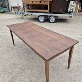 Old farmhouse table, one drawer 1m95