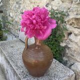Carafe, Cruche, gargoulette en gres vernissé, made in france, vintage