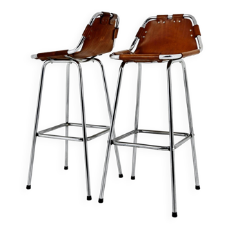 Ensemble de 2 Tabourets Les Arcs par Charlotte Perriand, 1960s