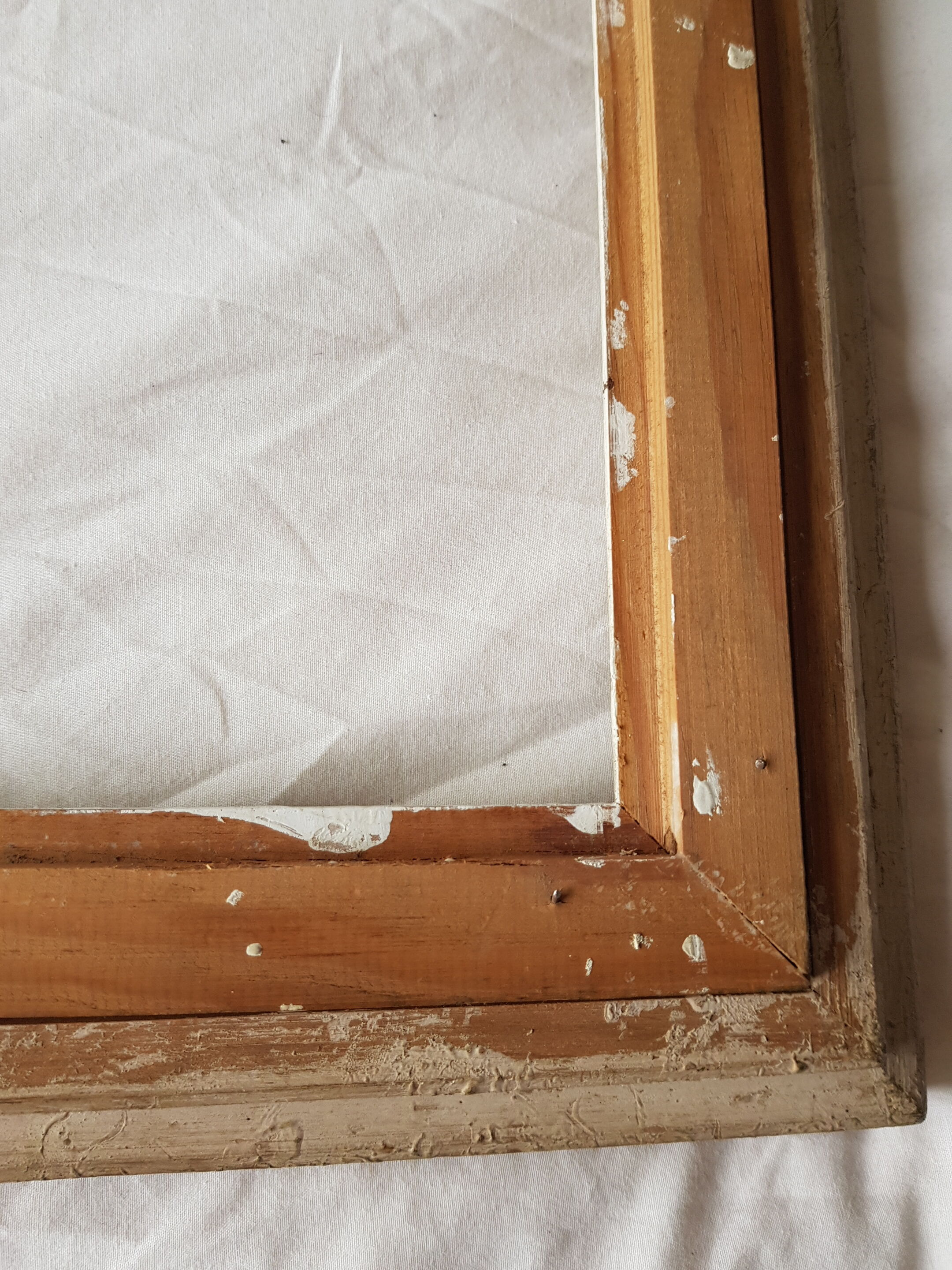 Old frame Montparnasse year 50 foliage 27x35