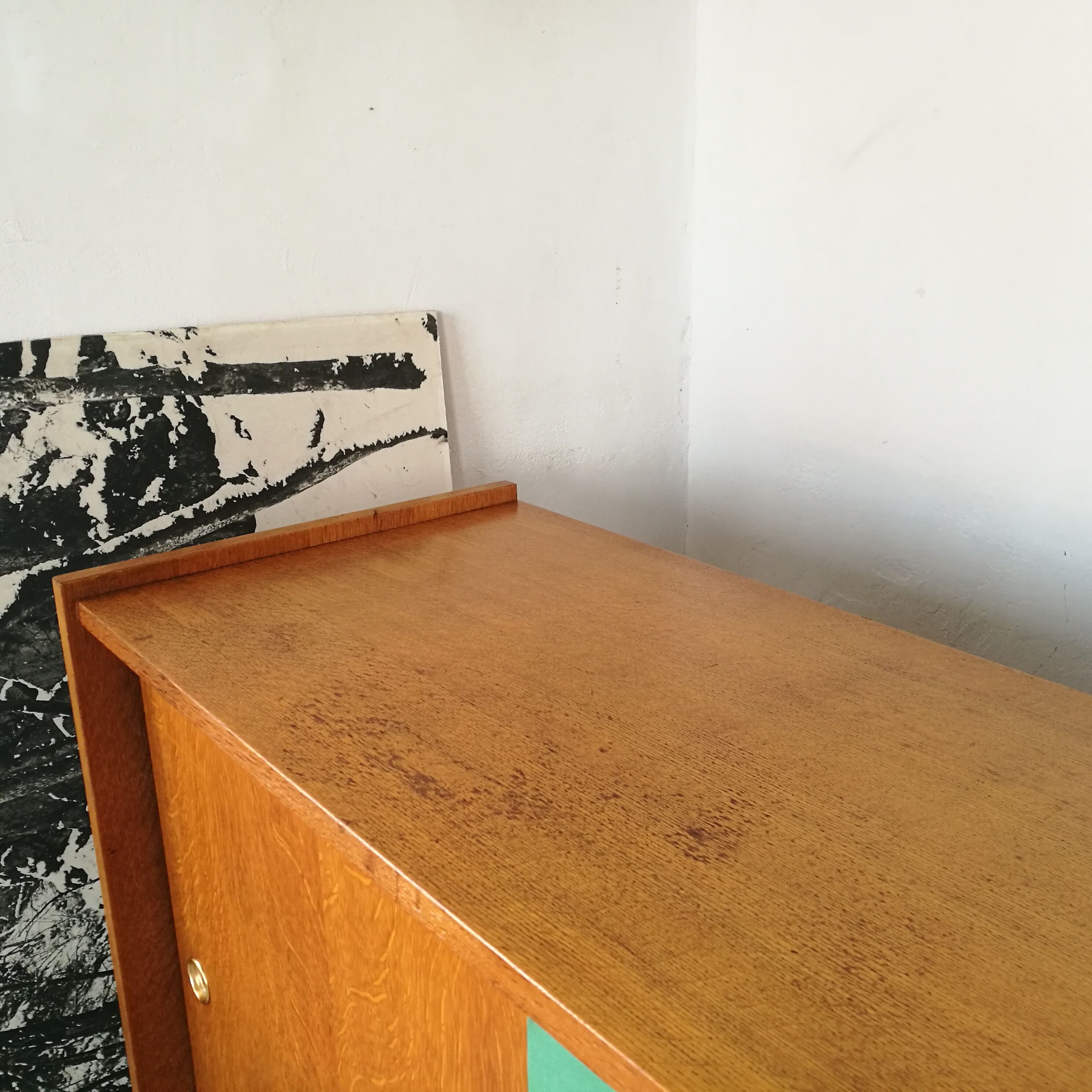 Vintage oak enfilade