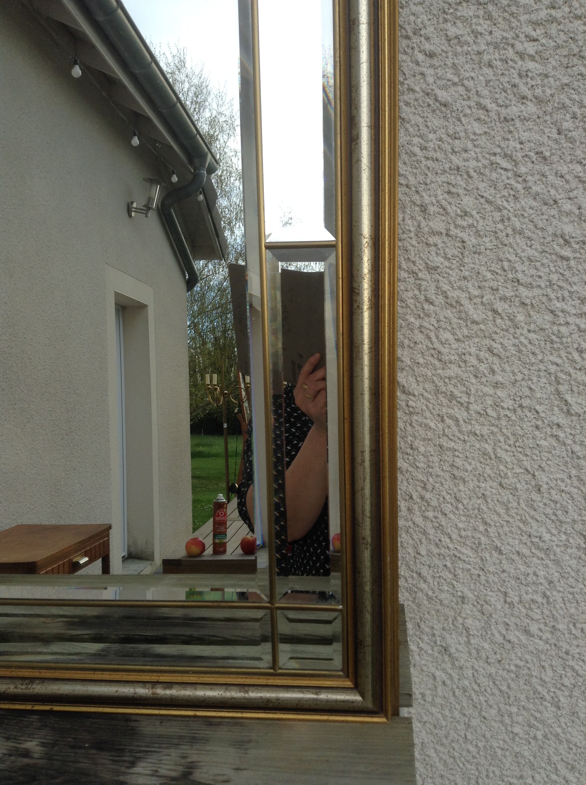 Miroir rectangulaire biseauté 93x55cm