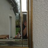 Beveled rectangular mirror 93x55cm