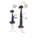 Joan MIRO: Surrealist loving couple, signed lithograph with certificate.
