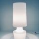 Lampe de salon en verre blanc, Italie années 60