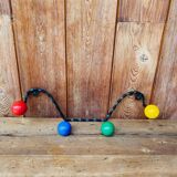 Vintage wall coat rack