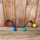 Vintage wall coat rack