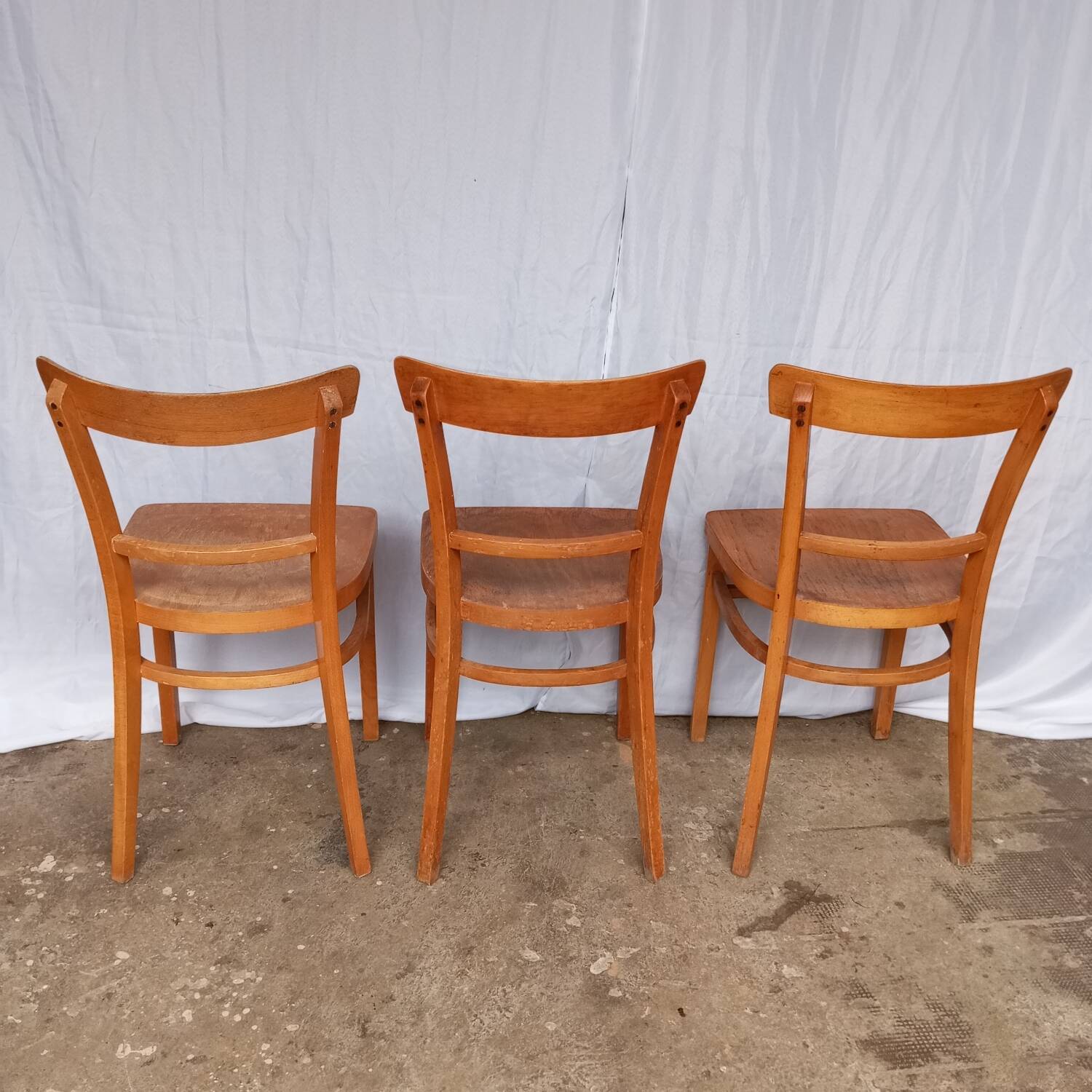 Antique bistro chairs