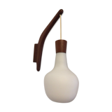 Scandinavian wall light teak 1960