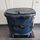 Vintage "Le Non Pareil" cast iron blue enamel pan – Upcycled to bioethanol