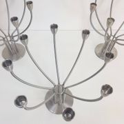 Modern Scandinavian Candleholders in Steel by M. Hagberg for Ikea, 1970s, Set of 4