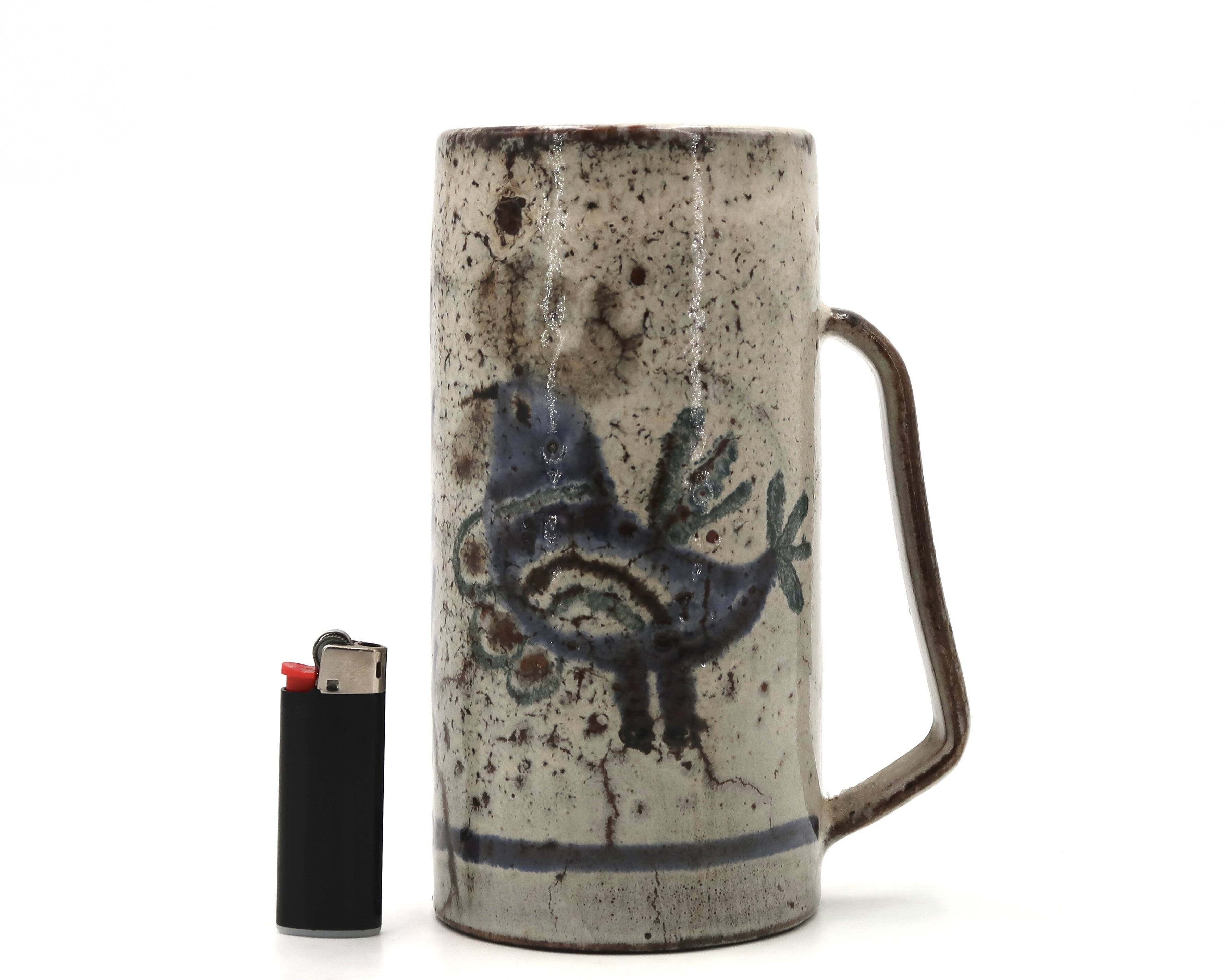 Mug by Gustave Reynaud, Vallauris, 1960s