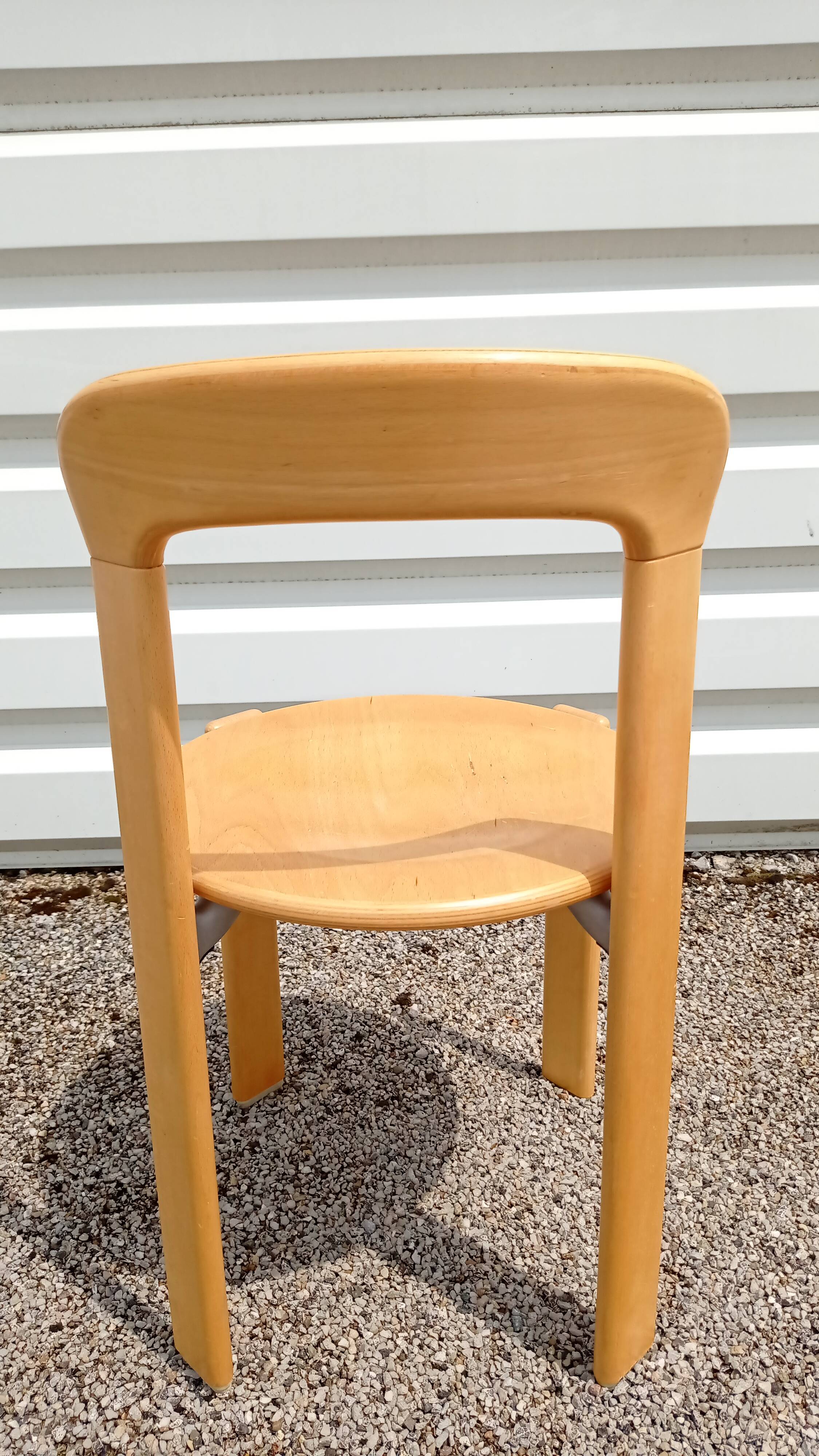 Pair of Bruno Rey Wooden Chairs