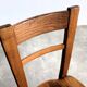 ensemble de 6 chaises à manger brutalistes