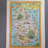 Poster / Vintage Map Sri Lanka / Ceylon