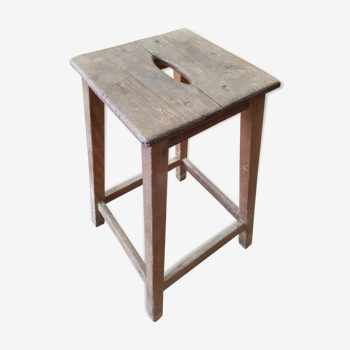 Tabouret en bois ancien