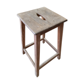 Tabouret en bois ancien