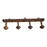Patère en bois