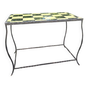 Table basse carrelage