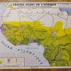 Old central west africa school map