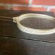 Paire de raquettes de badminton anciennes en plastique et métal, 1970