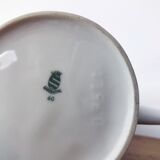Langenthal high teapot - geometric pattern