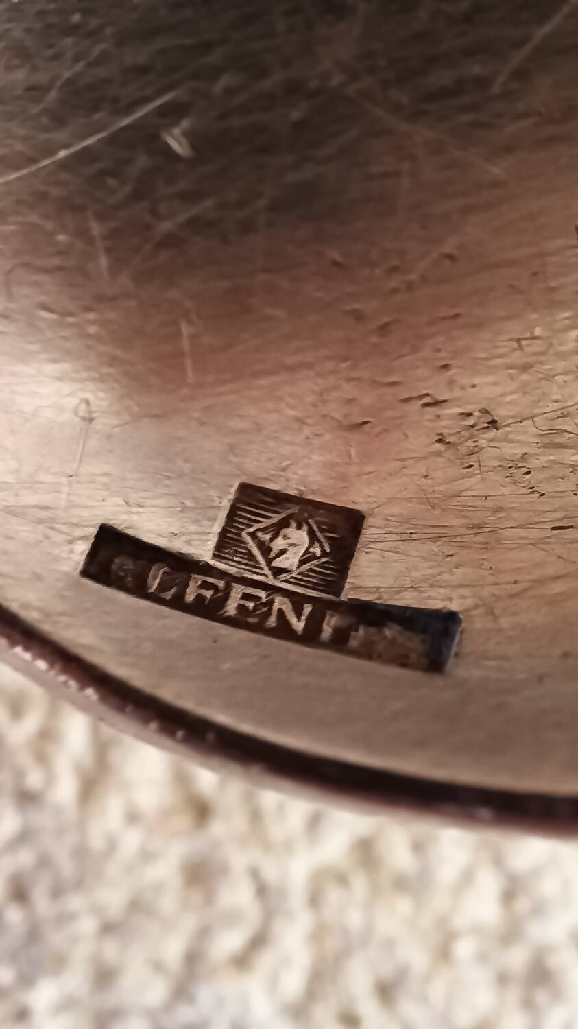 4 small Art Deco spoons