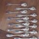 Silver-plated metal cutlery set ercuis in its gadroons model box