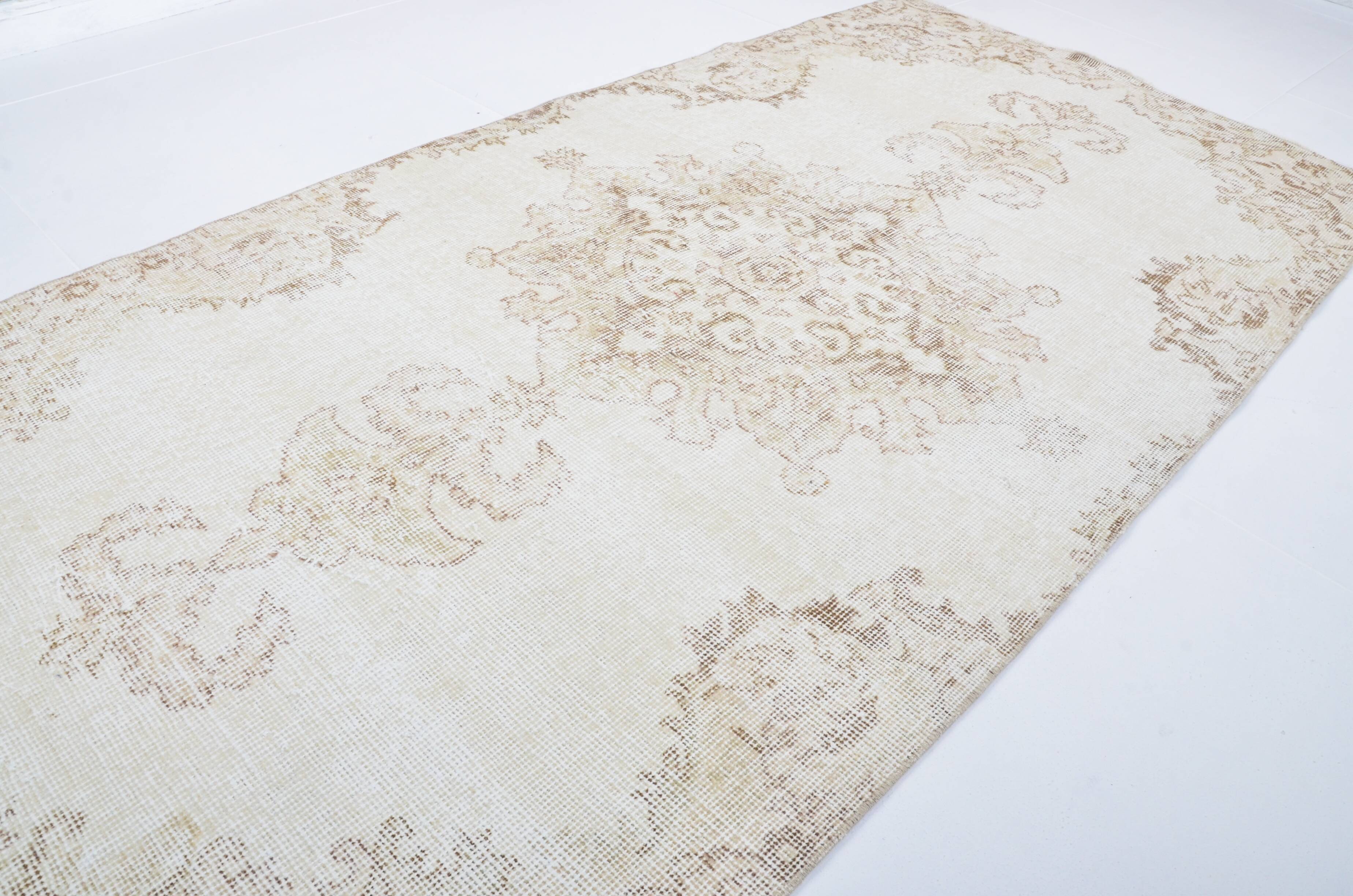 Small Vintage Geometric Wool Carpet sku 3218