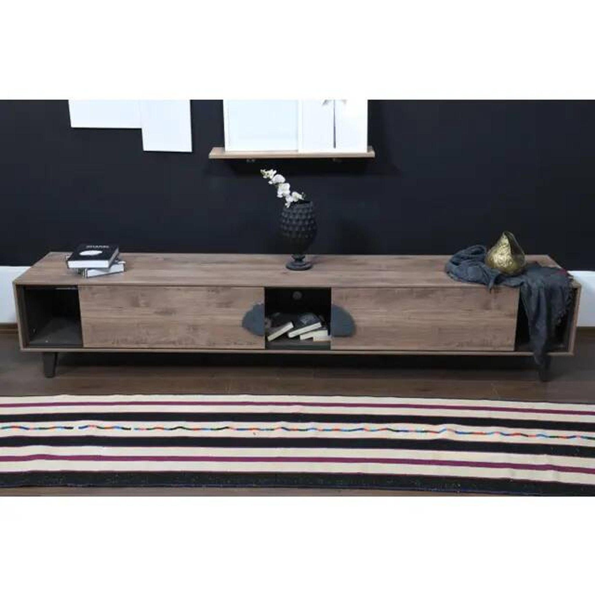 1970s vintage Turkish Oushak handmade wool cotton white runner rug 73x265