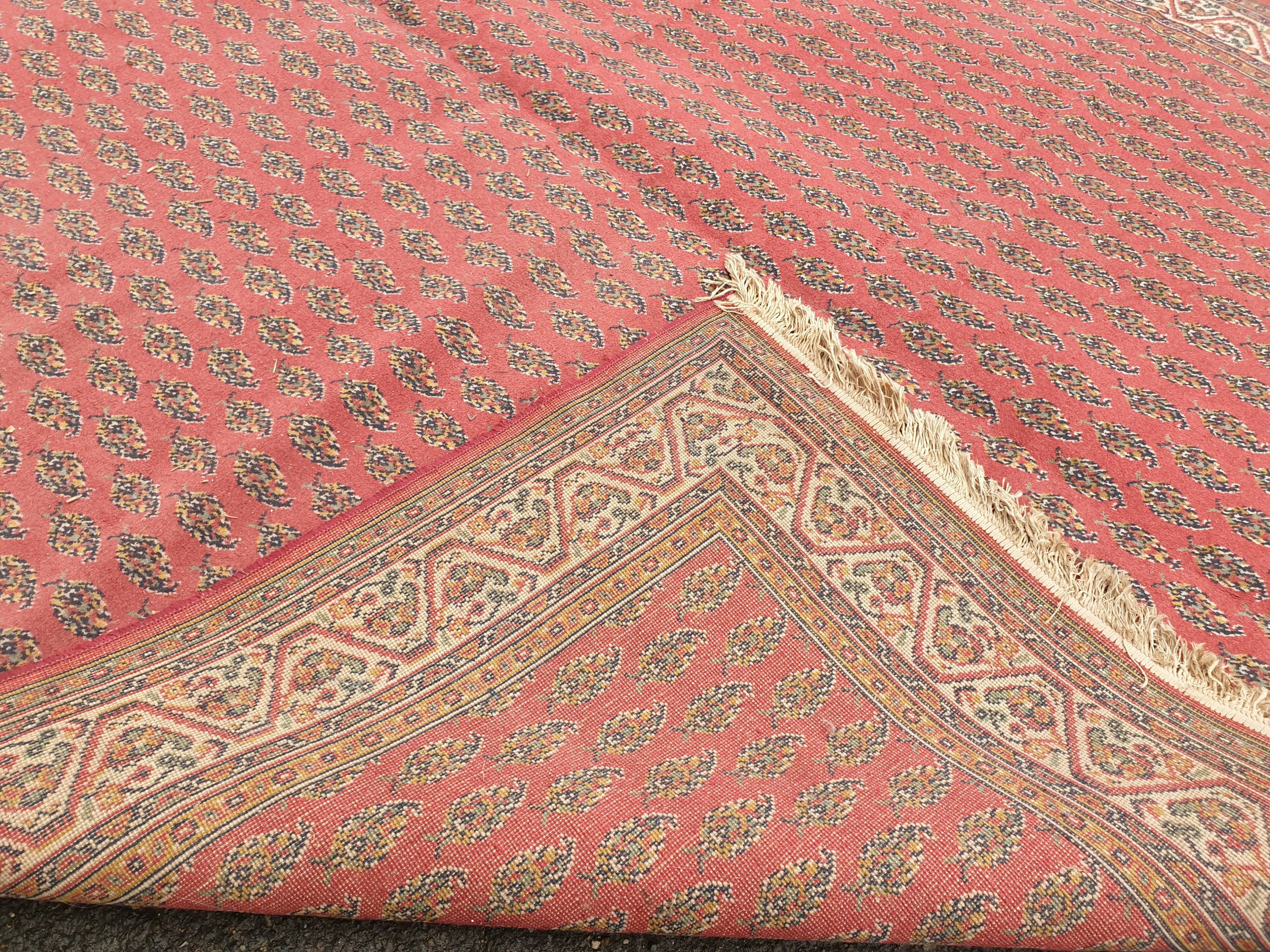 Large oriental wool carpet