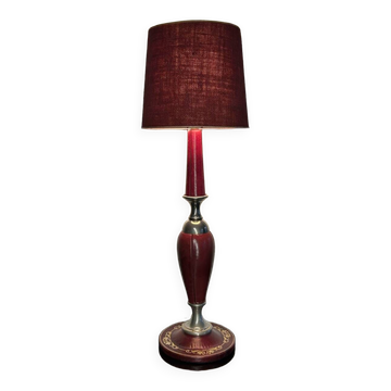 Leather lamp The tanner 60s/70s