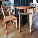 Round table and chair, 1960