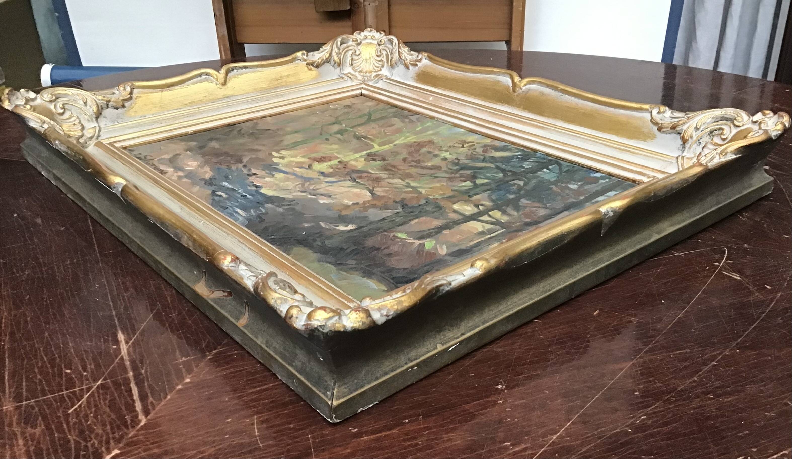 “Stream in the forest” by Modeste-Jean Lhomme. Liège school of landscape