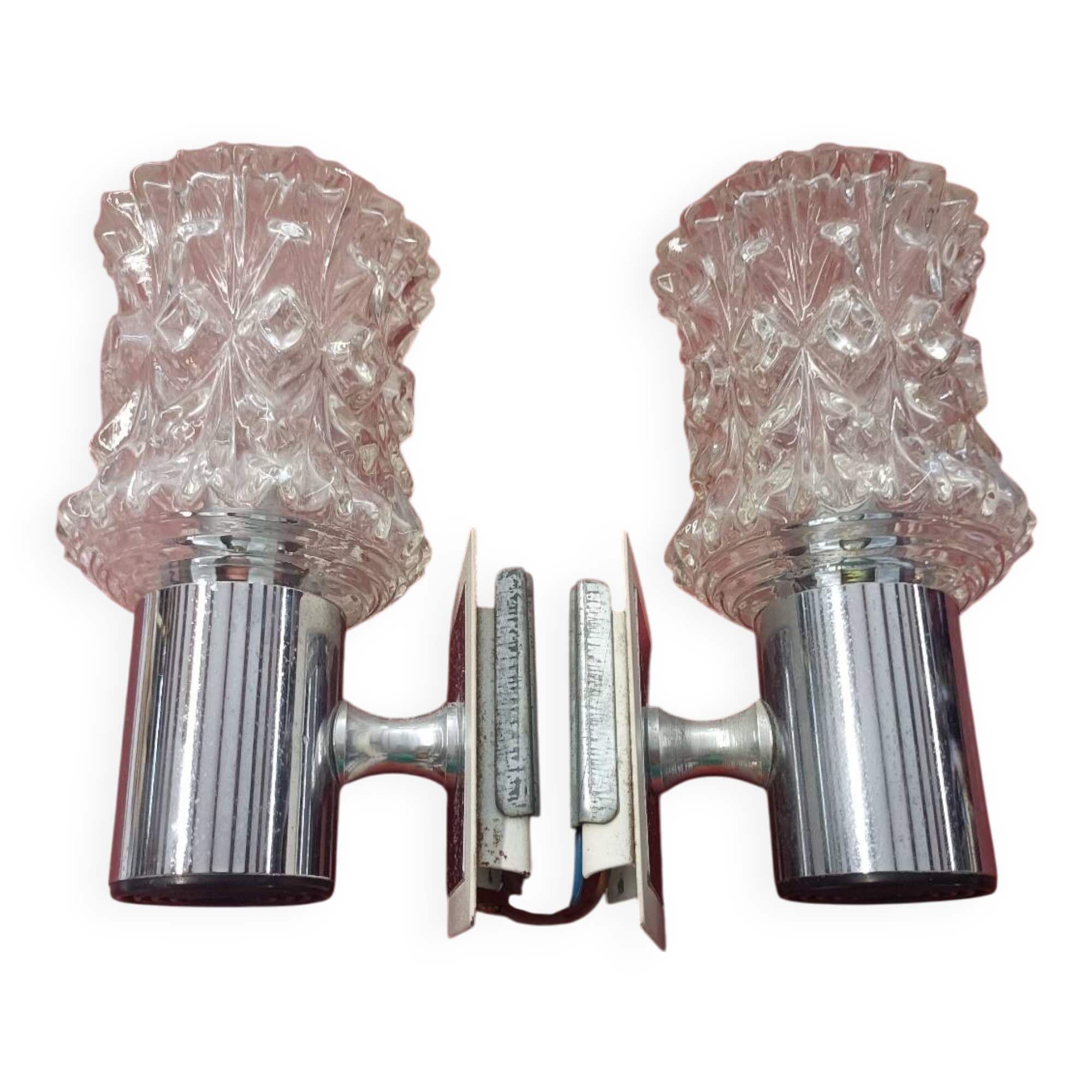Pair of wall lights from the 1970s