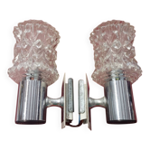 Pair of wall lights from the 1970s