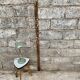 Tabouret formica Triangular healer small grey coffee table vintage tripod door plant