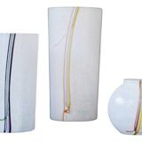 Glass vases by Vallien for Kosta Boda, set of 3