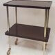 Desserte roulante vintage pieds dorés