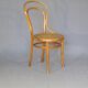 Lot de 4 chaises Kohn bistrot n°30 de 1910, assise bois