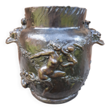 Art Nouveau Bronze Planter, by Joseph Chéret