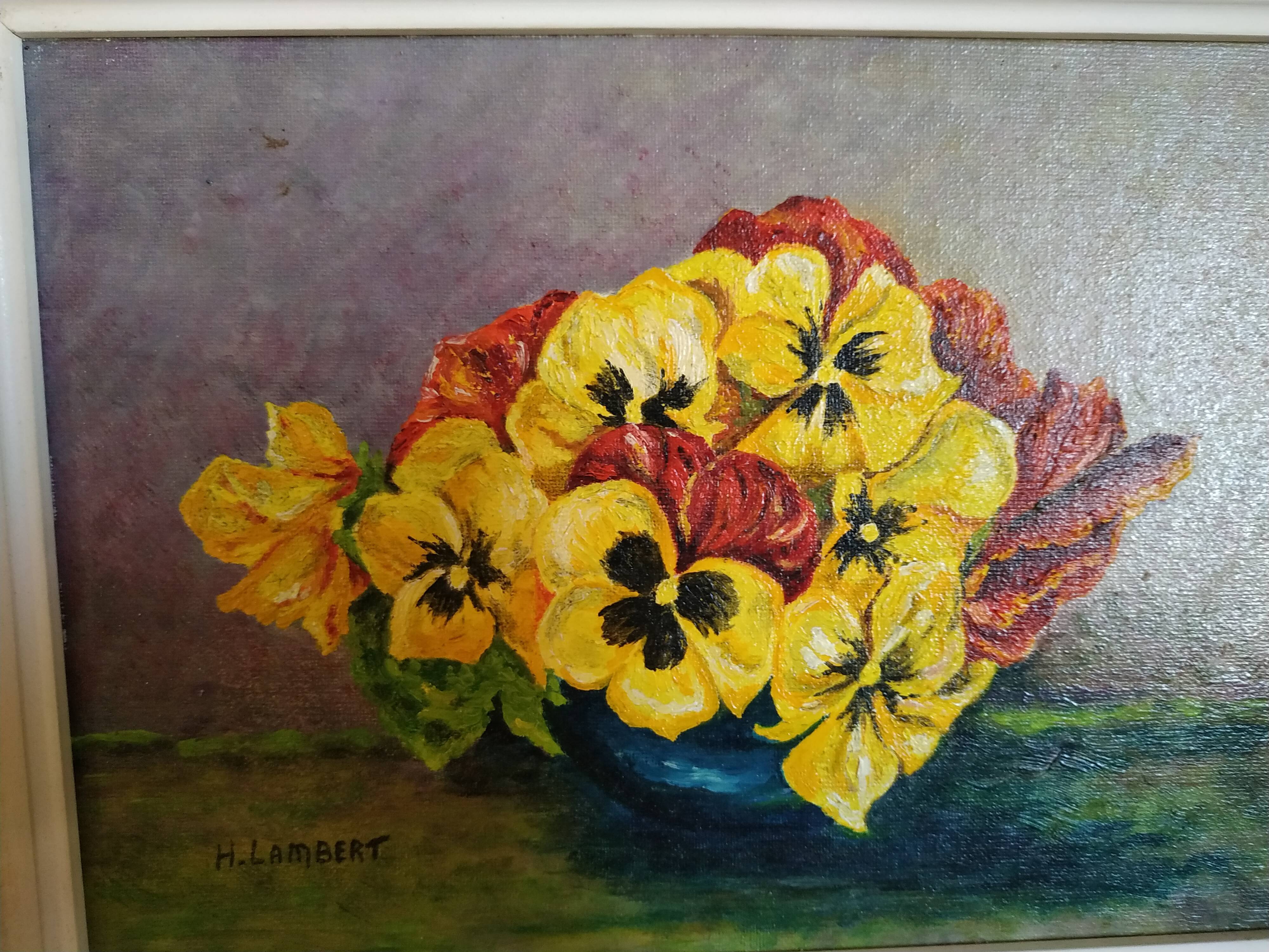 Still life the cup To thoughts oil on panel