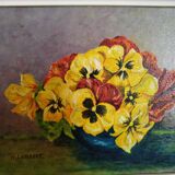 Still life the cup To thoughts oil on panel