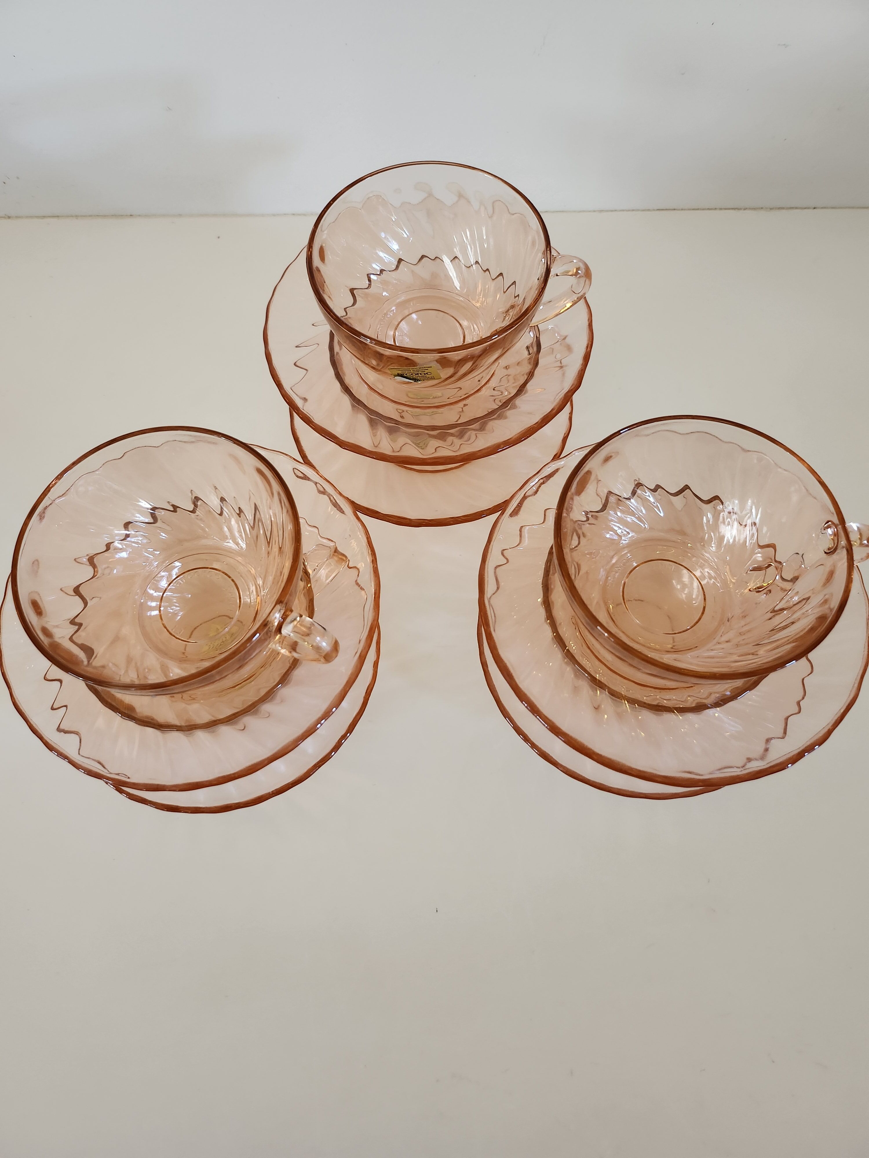 Set 6 cups and new rosaline saucers