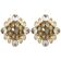 Brass and crystal wall sconces Palwa Ernst Palme, Sciolari style, 1970s.